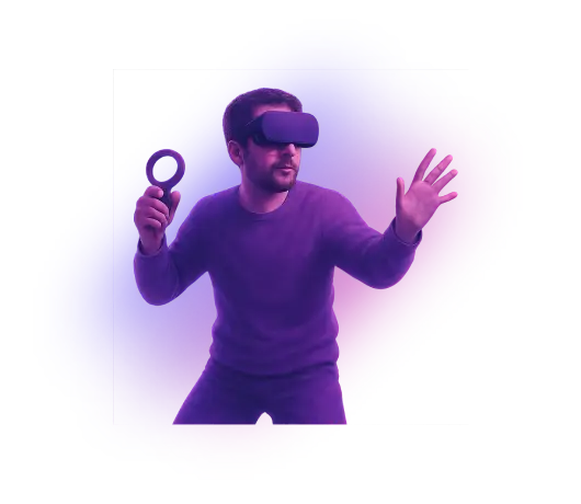 debutant vr qui joue hivr
