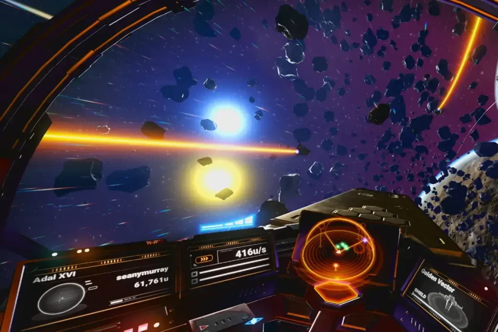 no mans sky vr vaisseau planète